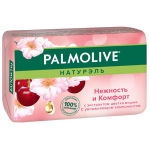 Palmolive Нежность и Комфорт Вишня, мыло туалетное, 90г