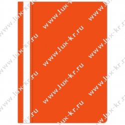 Папка-скоросшиватель, ПВХ, оранжевая Папка-скоросшиватель, ПВХ, оранжевая