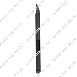 Нож канцелярский 9мм Berlingo "DoubleBlack"ВМ4129, auto-lock, металлический корпус Нож канцелярский 9мм Berlingo "DoubleBlack"ВМ4129, auto-lock, металлический корпус