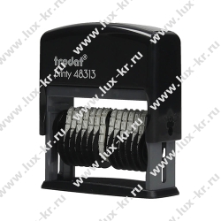 Нумератор Trodat 48313, 42*3,8мм, 13 разрядов, пластик Нумератор Trodat 48313, 42*3,8мм, 13 разрядов, пластик