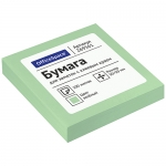 Самоклеящийся блок OfficeSpace 50*50мм, 100л, зеленый Самоклеящийся блок OfficeSpace 50*50мм, 100л, зеленый