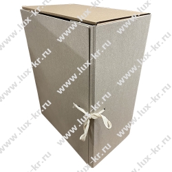 Короб архивный с завязками OfficeSpace разборный, без покрытия, 150мм, до 1400л, 312548