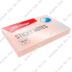 Самоклеящийся блок Berlingo "Standard", 76*51мм, 100л., розовый HN7651SR Самоклеящийся блок Berlingo "Standard", 76*51мм, 100л., розовый HN7651SR