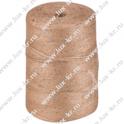 Шпагат джутовый OfficeSpace, полированный, 1200текс, 2 нити, 830м, 1кг, бобина 329541