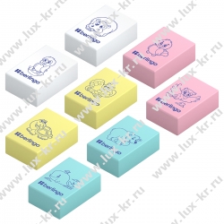 Ластик Berlingo "Animals", прямоугольный, термопластичная резина, 28*18*10мм, Blc_00150