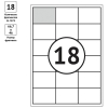 Этикетки самоклеящиеся А4 OfficeSpace, белые, 18 фр. (66,7*46), 70г/м2 Этикетки самоклеящиеся А4 OfficeSpace, белые, 18 фр. (66,7*46), 70г/м2