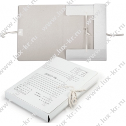 Папка для бумаг с завязками картонная, 40 мм, гарантированная плотность 370 г/м2, 4 завязки, до 400 листов, 122035 Папка для бумаг с завязками картонная, 40 мм, гарантированная плотность 370 г/м2, 4 завязки, до 400 листов, 122035