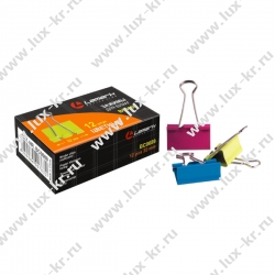 LAMARK689 Зажим цветной НЕОН 32мм LAMARK689 Зажим цветной НЕОН 32мм