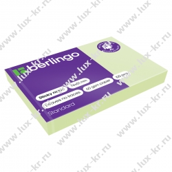 Самоклеящийся блок Berlingo "Standard", 76*51мм, 100л., зеленый HN7651SG Самоклеящийся блок Berlingo "Standard", 76*51мм, 100л., зеленый HN7651SG