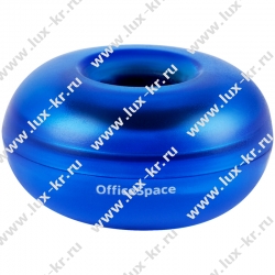 Скрепочница магнитная OfficeSpace, без скрепок, тонированная синяя 331461 Скрепочница магнитная OfficeSpace, без скрепок, тонированная синяя 331461