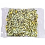 Люверсы для дырокола, золотистые  Kangaro ВPЕ-20, 250шт