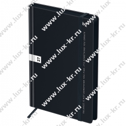 Ежедневник датированный 2027г, А5, 176л., 7БЦ BG"Monochrome. Black", черный, soft touch, DdА5_68147
