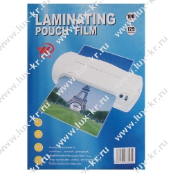 Пленка для ламинирования 100л, 111х154 мм, 125 мкр.