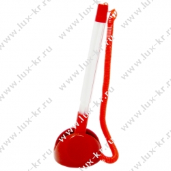 Ручка шариковая на липучке 8863, цвет корпуса - красный Ручка шариковая на липучке 8863, цвет корпуса - красный