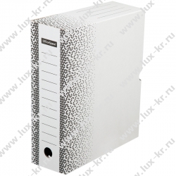 Короб архивный с клапаном OfficeSpace "Standard" плотный, микрогофрокартон, 100мм, белый, до 900л, 264799 Короб архивный с клапаном OfficeSpace "Standard" плотный, микрогофрокартон, 100мм, белый, до 900л, 264799