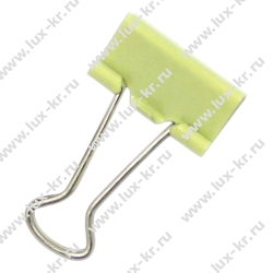 Зажим для бумаги 19мм, цветной