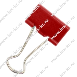 Зажим для бумаги 25мм, цветной