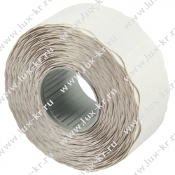 Этикет  лента 26х16 (1000шт/в рулоне), белая волна