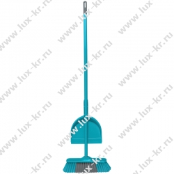 Щетка для уборки York "Tandem" с черенком 110см, комплект с совком, ширина 32см, щетина 7см, 82020 Щетка для уборки York "Tandem" с черенком 110см, комплект с совком, ширина 32см, щетина 7см, 82020