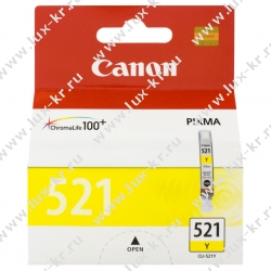 Чернильница Canon CLI-521Y для PIXMA IP3600/4600/MP540/620/630/980, желтая (2936B004) Чернильница Canon CLI-521Y для PIXMA IP3600/4600/MP540/620/630/980, желтая (2936B004)
