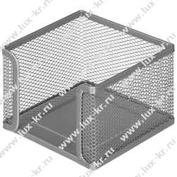 BRAUBERG "Germanium", Подставка для бумажного блока металлическая, 78*105*105 мм, серебристая, 231945 BRAUBERG "Germanium", Подставка для бумажного блока металлическая, 78*105*105 мм, серебристая, 231945