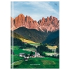Бизнес-блокнот А4, 80л., матовая ламинация, выб.лак, клетка, твердая обложка