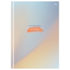 Бизнес-блокнот А4, 80л., матовая ламинация, выб.лак, клетка, твердая обложка
