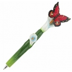 Ручка фигурная "БАБОЧКИ", СИНЯЯ, 4 дизайна ассорти, 0,5 мм, BRAUBERG, 142776 Ручка фигурная "БАБОЧКИ", СИНЯЯ, 4 дизайна ассорти, 0,5 мм, BRAUBERG, 142776