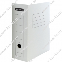 Короб архивный с клапаном OfficeSpace, микрогофрокартон, 100мм, белый, до 900л. 178838 Короб архивный с клапаном OfficeSpace, микрогофрокартон, 100мм, белый, до 900л. 178838