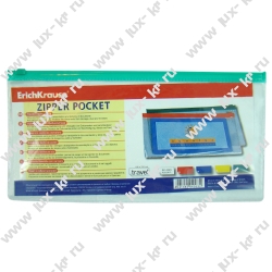 Папка на молнии, 105*235, Erich Krause Travel4563 Папка на молнии, 105*235, Erich Krause Travel4563