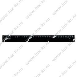 Линейка 30см СТАММ ЛН35, пластиковая, непрозрачная, черная Линейка 30см СТАММ ЛН35, пластиковая, непрозрачная, черная