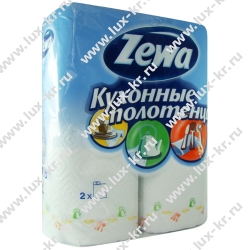Полотенце бумажное ZEWA 2-слойное (2 рулона)