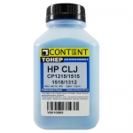 Тонер Content  (45 г/фл, синий) HP Color LJ P1215/1515/1518/1312/M251/M276