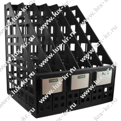 Лоток вертикальный 6 отделений, черный ЛТ87 Лоток вертикальный 6 отделений, черный ЛТ87