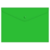 Папка-конверт на кнопке КНК 180, зеленая