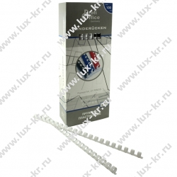 Пружины для брошюровки d= 12мм , белые (100шт/уп)