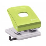 Дырокол LAMARK 150 (Mettallic, до 30 листов с линейкой) светло-зеленый