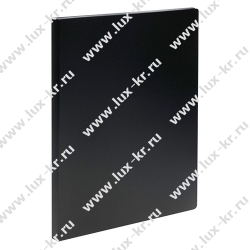 Папка с 10 вкладышами СТАММ ММ-32192, А4, 9мм, 500мкм, пластик, черная