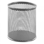 BRAUBERG "Germanium" Стакан, круглое основание, 100х89 мм, серебро, металический, 237988 BRAUBERG "Germanium" Стакан, круглое основание, 100х89 мм, серебро, металический, 237988