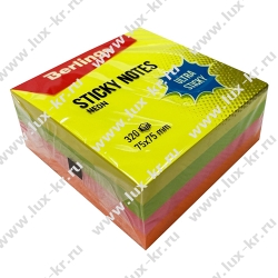 Самоклеящийся блок Berlingo "Ultra Sticky" LSn_40002, 75*75мм, 320л, 4 неоновых цвета Самоклеящийся блок Berlingo "Ultra Sticky" LSn_40002, 75*75мм, 320л, 4 неоновых цвета