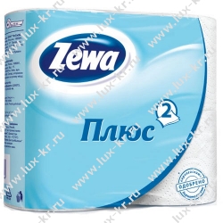 Туалетная бумага ZEWA - Plus белая, 2-сл (4рул) Туалетная бумага ZEWA - Plus белая, 2-сл (4рул)