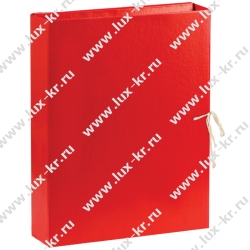 Папка архивная с жесткими клапанами OfficeSpace, покрытие БВ, с 4 завязками, ширина корешка 50мм, ассорти, 239069