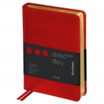 Ежедневник недатир. Berlingo xGold UD0_81606 Формат А6, 160л, золотистый срез, красный Ежедневник недатир. Berlingo xGold UD0_81606 Формат А6, 160л, золотистый срез, красный