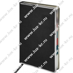 Ежедневник датированный 2026 А5 148х218 мм, GALANT "Infinity Silver", под кожу, черный, 117495 Ежедневник датированный 2026 А5 148х218 мм, GALANT "Infinity Silver", под кожу, черный, 117495