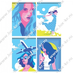 Блокнот ХАТБЕР Офис , А5 145*205мм на гребне, жесткая подложка 80л Блокнот ХАТБЕР Офис , А5 145*205мм на гребне, жесткая подложка 80л