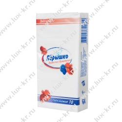 ПЕРЫШКО платочки бумажные белые