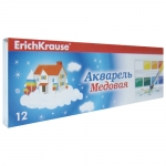 Краски акварельные 12 цветов ERICH KRAUSE, медовые Краски акварельные 12 цветов ERICH KRAUSE, медовые