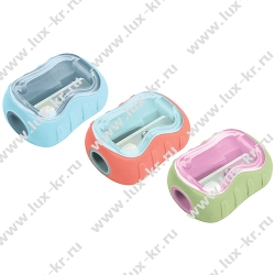 Точилка пластиковая Berlingo "Soft" 1 отверстие, контейнер, ассорти, туба BBp_15032 Точилка пластиковая Berlingo "Soft" 1 отверстие, контейнер, ассорти, туба BBp_15032