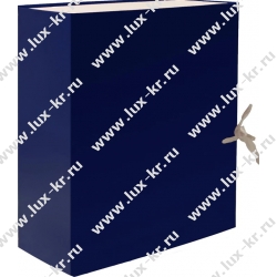 Папка-бокс 15см, архивная складная синяя LAMARK 115 Папка-бокс 15см, архивная складная синяя LAMARK 115