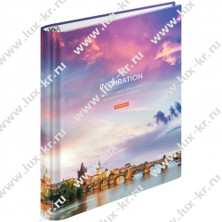 Тетрадь 120л, клетка ХАТБЕР А5 на кольцах